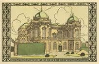 Belvedere Palace Schloss Wien Austria Painting Postcard