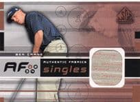 Ben Crane Authentic Fabrics Singles 2003 Golf Upper Deck Worn Shirt Card