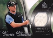 Ben Crane Course Classics 2004 Authentic Tournament Upper Deck Golf Shirt Card