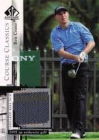 Ben Crane Course Classics 2005 Golf SP Upper Deck Worn Shirt Card