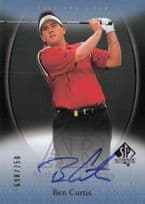 Ben Curtis Authentic Rookies 2004 Golf SP Hand Signed Autograph Card