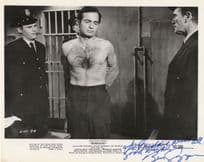 Ben Gazzara in Reprieve with Vincent Price 10x8 Hand Signed Photo