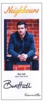 Ben Hall Neighbours Hand Signed Cast Photo & Amazing Reverse