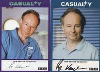 Ben Keaton As Spencer BBC Casualty 2x Hand Signed Cast Card Photo s