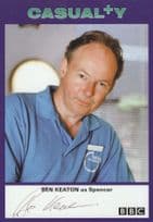 Ben Keaton as Spencer BBC Casualty Hand Signed Cast Photo