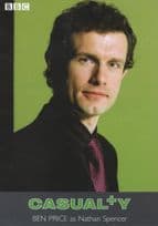 Ben Price Casualty Unsigned Hand Signed Cast Card Photo