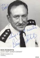 Ben Roberts The Bill ITV Hand Signed Cast Card Photo
