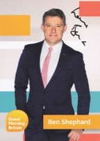 Ben Shephard Good Morning Britain Large 8x6 Hand Signed Photo