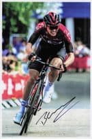 Ben Swift GB Cyclist 2018 Road Race Championships Win 12x8 Hand Signed Photo