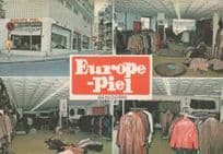 Benidorm Wild 1980s Spanish Leather & Fur Jackets Shop Postcard