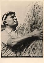 Benito Mussolini Fascism Fascist Real Photo Postcard