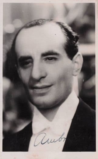 Benjamin Ambrose Big Band Jazz Music Leader Old Hand Signed Photo