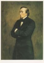 Benjamin Disraeli National Portrait Gallery Award Exhibit Postcard