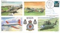 Benson Oxford RAF Station CW Dixon Hand Signed Map LTD TO 80 FDC