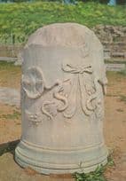 Bergama Column With Snake Serpent Turkey Postcard