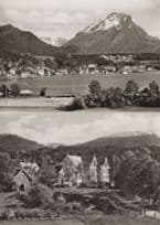Bergen Ships Shops 2x Norway Old Postcard s