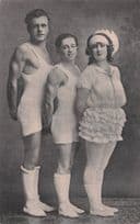 Berlin German Unidentified Acrobat Circus Troupe Old Postcard