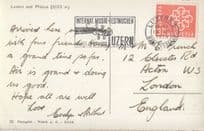 Berlin Philharmonic Orchestra 1958 Switzerland Music Festival Postcard