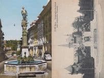 Bern Musuem Swiss Old Card & Fountain Of Justice Postcard