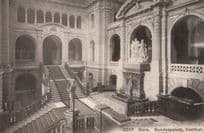 Bern Vestibul im Bundespalast Switzerland Vintage Postcard