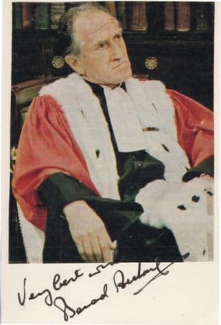 Bernard Archard Frankenstein Hammer Film Dads Army Mounted Hand Signed Autograph