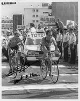 Bernard Hinault French Cyclist 1986 Tour De France 10x8 Hand Signed Photo