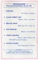 Bernard Spear of Loupy Lou Lorrae Desmond Chiswick Old Theatre Programme
