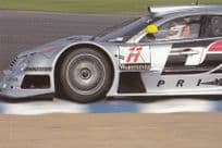 Berndt Schneider Mercedes CLK GTR Donington Grand Prix 1987 Postcard