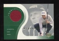 Bernhard Langer Original Shirt Golf Tour Rare Limited Threads Card