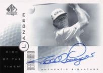 Bernhard Langer Sign Of The Times Hand Signed 2001 SP Golf Autograph Card