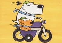 Bernice Lum If My Dog Could Drive Rare Book Art Postcard