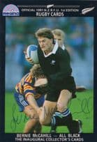 Bernie McCahill New Zealand Rugby All Blacks Hand Signed Rugby Photo