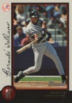 Bernie Williams New York Yankees Printed Signed Baseball Trading Card