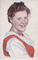 Bernuth Max Tirolermaedchen Verlag Jugend Old German Postcard