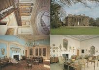 Berrington Hall Hereford Library Staircase Drawing Room 4x Postcard s