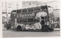 Bertorelli Italian Ice Cream Bus Transport Advertising London Old Photo
