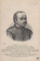 Bertrand du Guesclin King Charles V Military Commander French Postcard