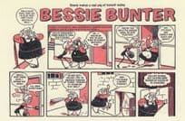 Bessie Bunter Overeater Obese Fat Tammy Girl Comic Book Postcard