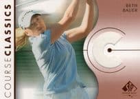 Beth Bauer Course Classics 2003 Authentic Worn PGA Tour Golf Shirt Card