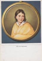 Bettina Von Arnim German Book Author Old Painting Cigarette Card
