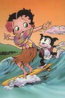 Betty Boop Surfboard Surfing Postcard