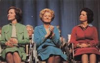 Betty Ford Rosalyn Carter Lady Bird Johnson USA President Wives Postcard