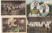 Beveland Zeeland Fashion Costume Holland 4x Old Postcard s