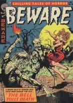 Beware For Whom The Bells Toll Sea Zombies 1950s Comic Postcard