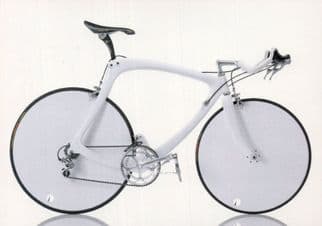 Bianchi C4 Cycle Bicycle 1988 Italy Italian Bicycle Postcard