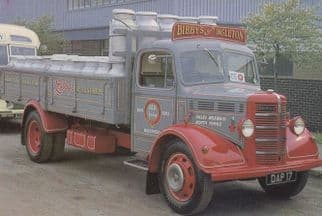 Bibby's Of Ingleton 1949 Bedford Lorry Truck Transport Postcard