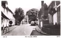 Bicycle at The Village Cowden Kent Old Real Photo Postcard