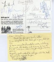 Bid Up TV Sophia Raafat Irish Supermodel Amazing Multi Hand Signed Photo