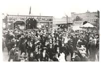 Biddalls Fairground Crowds Antique Organ Vintage Photo