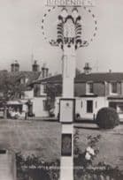 Biddenden Hall Maids Cheese & Bread Toll History Signpost Sign RPC Postcard